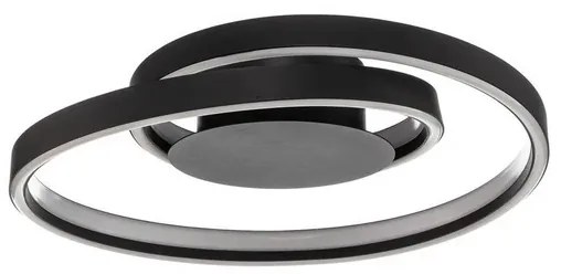 Erlinik LED Plafoniera 3-Step Black - Lindby