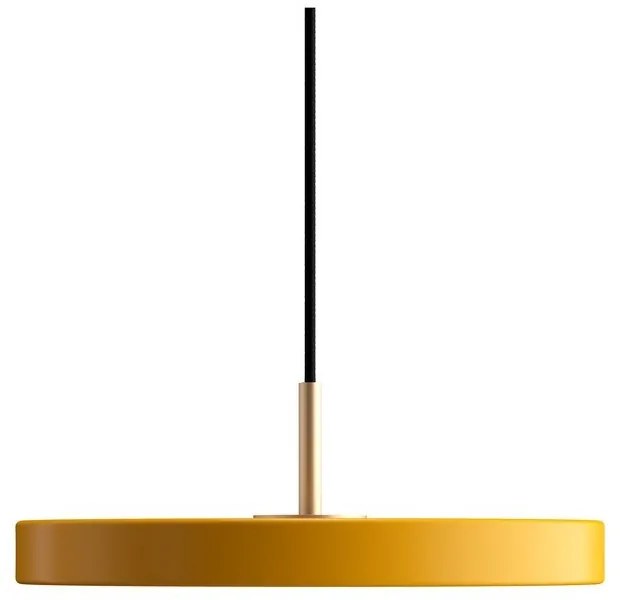 Lampada a sospensione a LED gialla con paralume in metallo ø 31 cm Asteria Mini - UMAGE