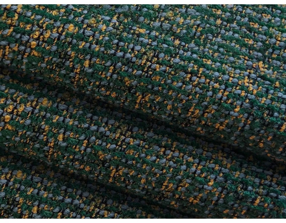 Chaise lounge componibile verde scuro (con penisola a sinistra) Ailani – Makamii