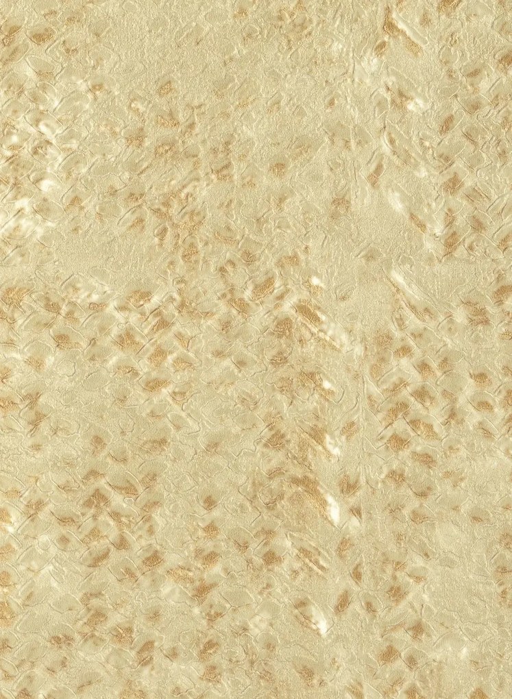 Élitis Carta da parati Laca Salvaje - Champagner/ Messing