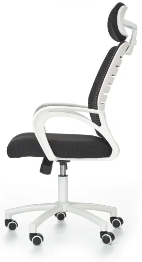 Sedia da ufficio MIRI nera/bianca