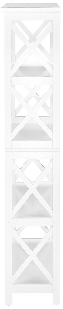 Set di mobili da ufficio legno chiaro e bianco FOSTER/HAMDEN Beliani