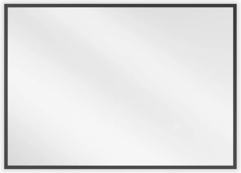 Mexen Loft specchio da bagno rettangolare 70 x 50 cm, cornice nera - 9852-070-050-000-70