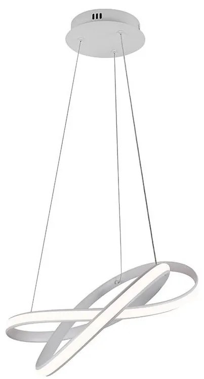 Lampadario a sospensione con filo LED dimmerabile LED/70W/230V 3000-6500K bianco + telecomando