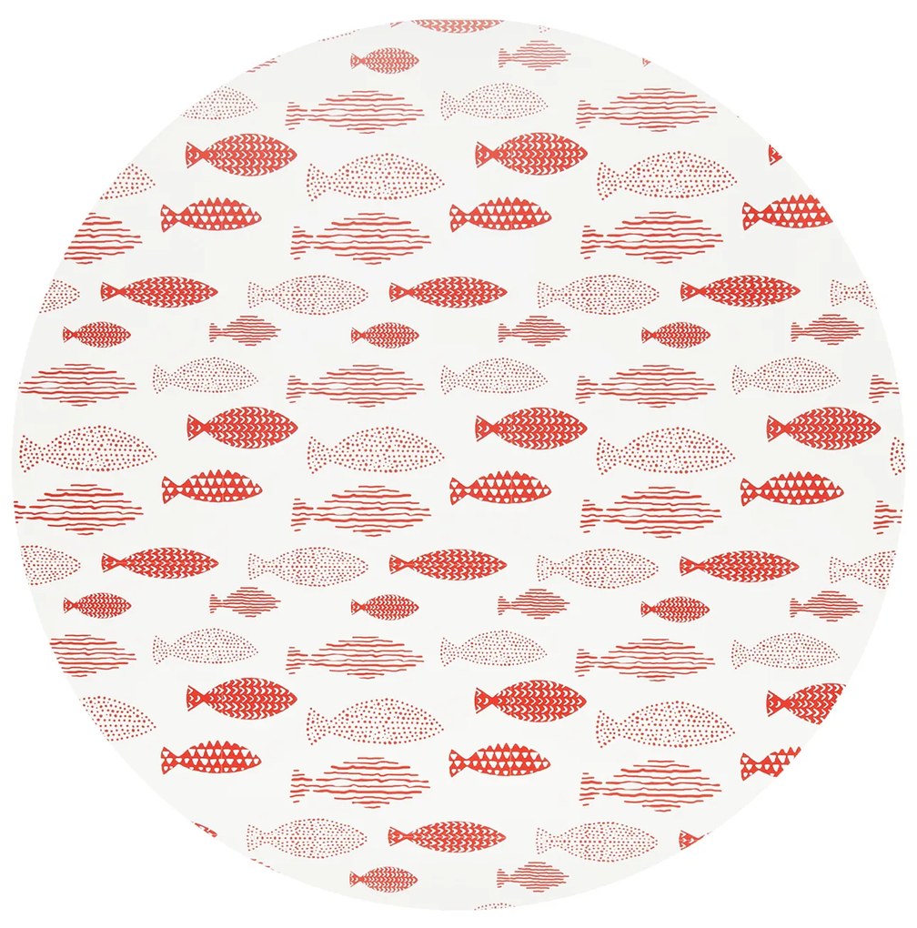 Copritavolo giardino diametro 70 cm con decoro
