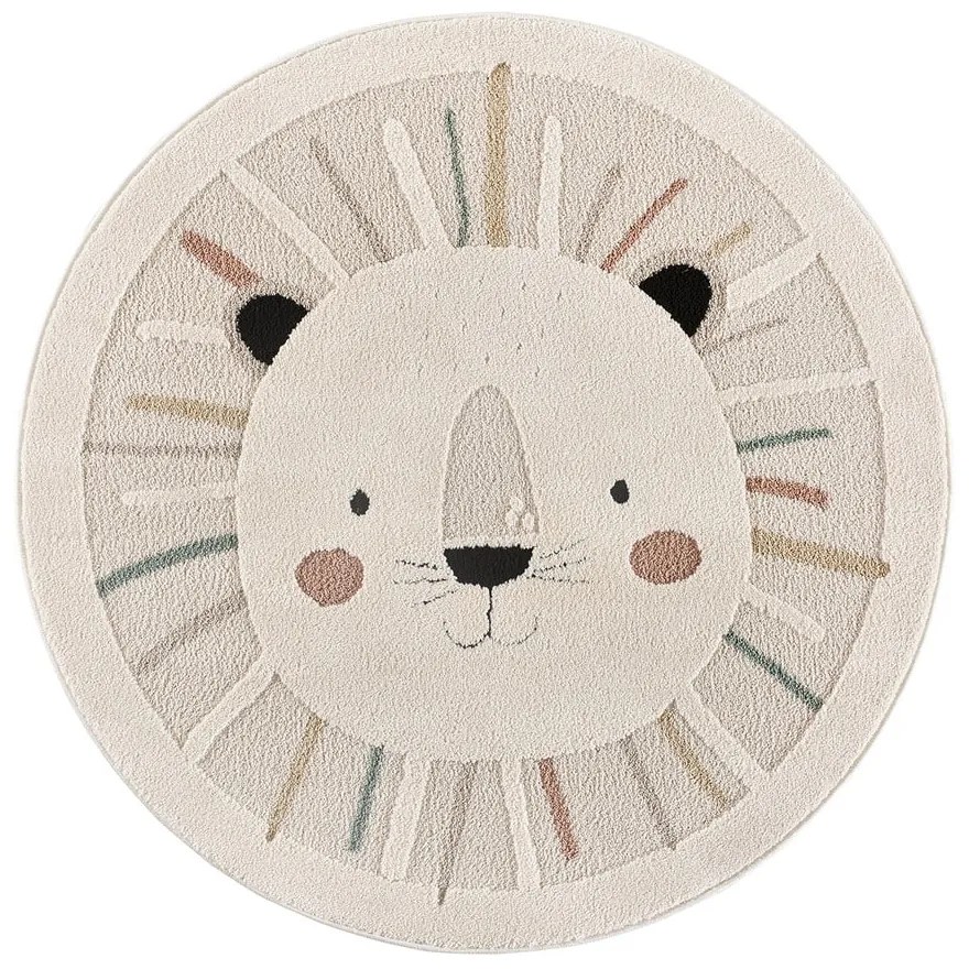 Tappeto per bambini color crema ø120 cm Clown – Universal