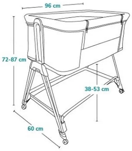 Lionelo - Culla per bambini 2in1 LUNA beige