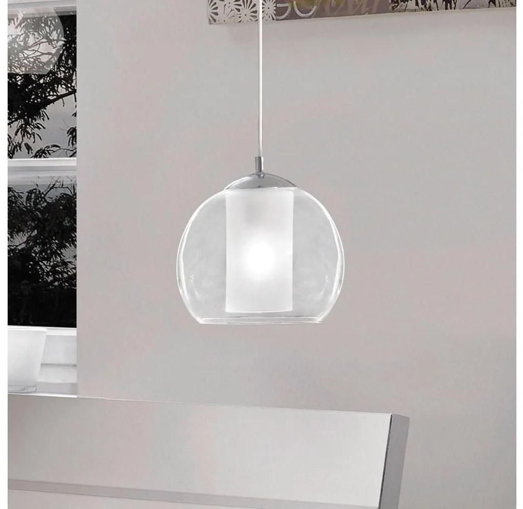 EGLO 92761 - Lampada a sospensione BOLSANO 1xE27/60W