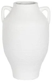 Vaso Home ESPRIT Bianco Fibra di Vetro 30 x 30 x 46 cm