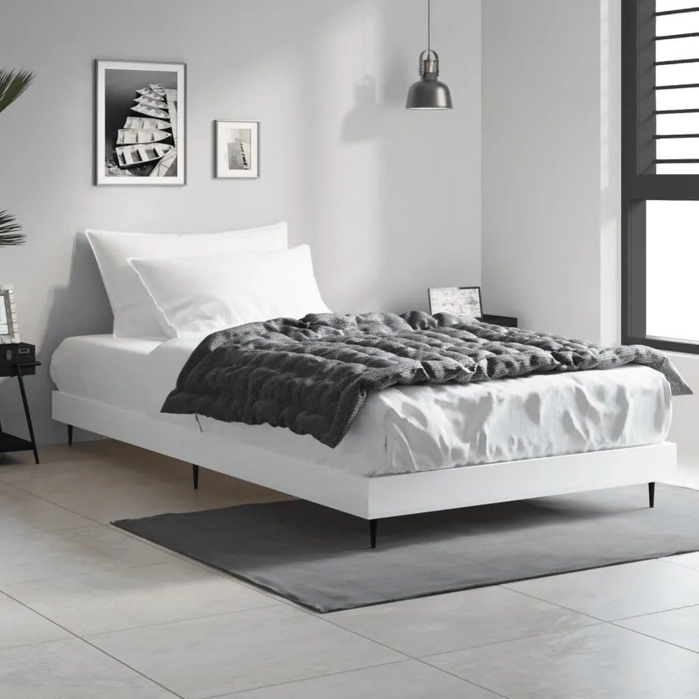 Giroletto Bianco 90x190 Cm İn Legno Multistrato /
