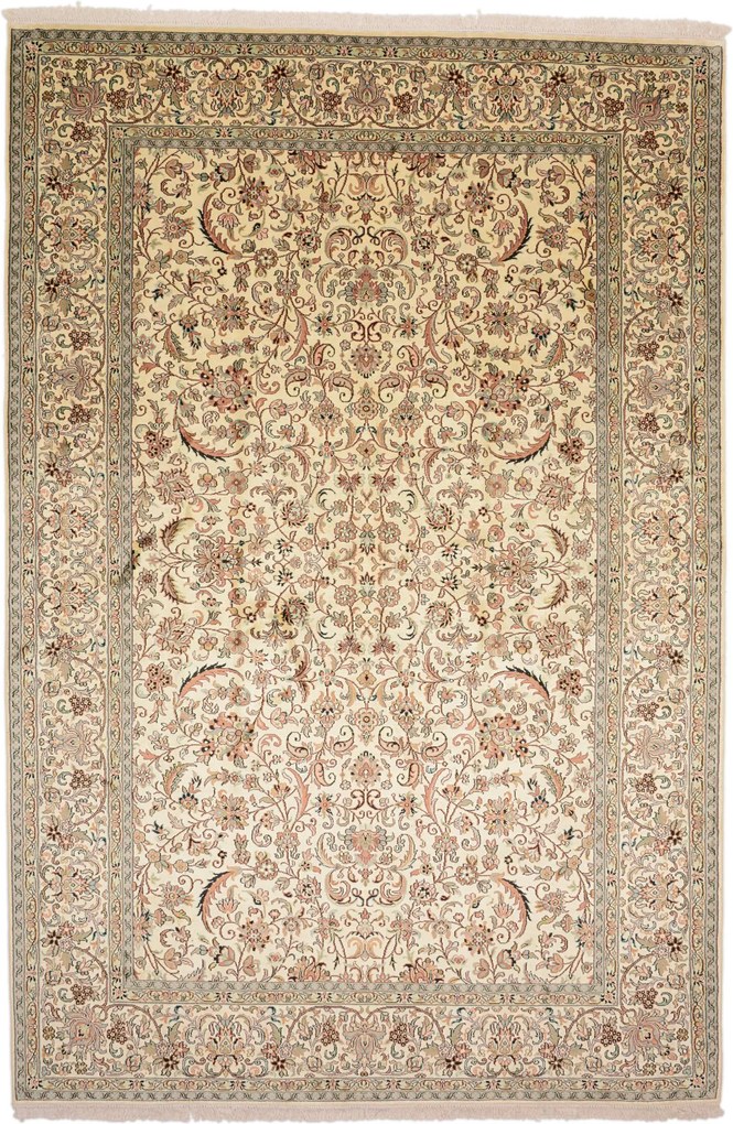 Cashmere Silk Tappeto 190 x 280 (Indian) Annodato A Mano