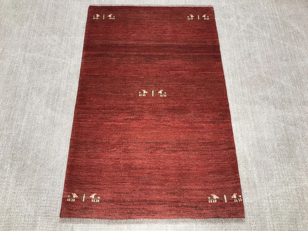 Gabbeh Tappeto persiano 100 x 150 Rosso (Iran) Annodato A Mano