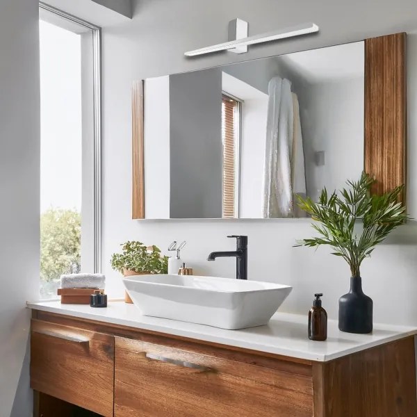 Illuminazione a LED per specchi da bagno ARTEMIS LED/13,8W/230V 4000K 60cm IP44 argento