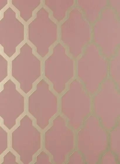 Farrow & Ball Carta da parati Tessella - Pink/ Gilver