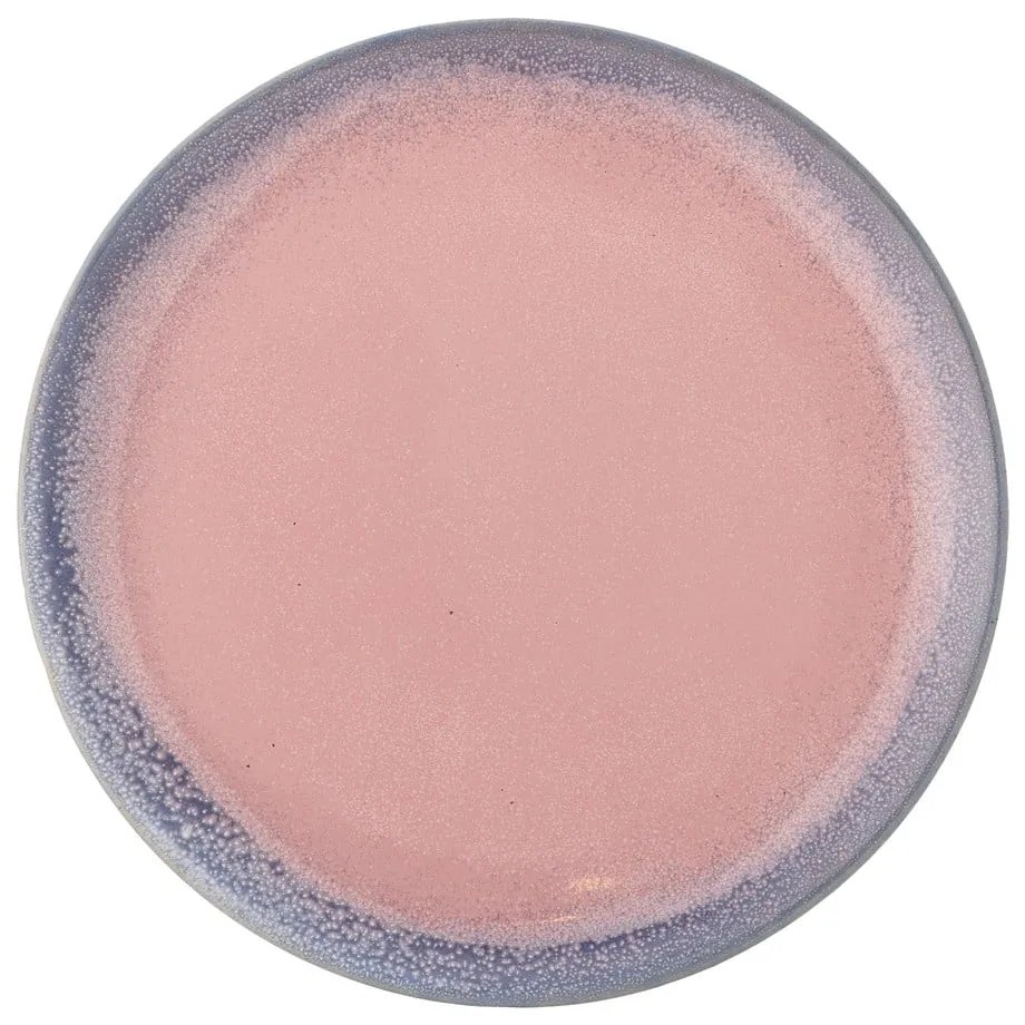 Piatto rosa chiaro in gres ø 26,5 cm Paula – Bloomingville