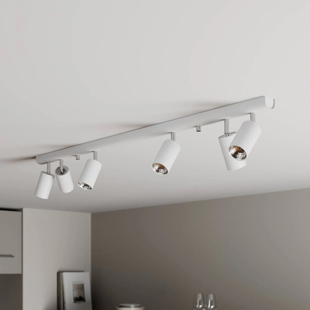 Nowodvorski Lighting Faretto da soffitto Eye Spot a 6 luci, bianco