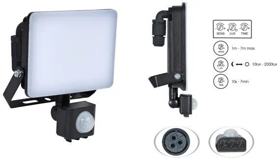 Brilagi - Faretto LED con sensore ELARA PRO LED/50W/230V IP65