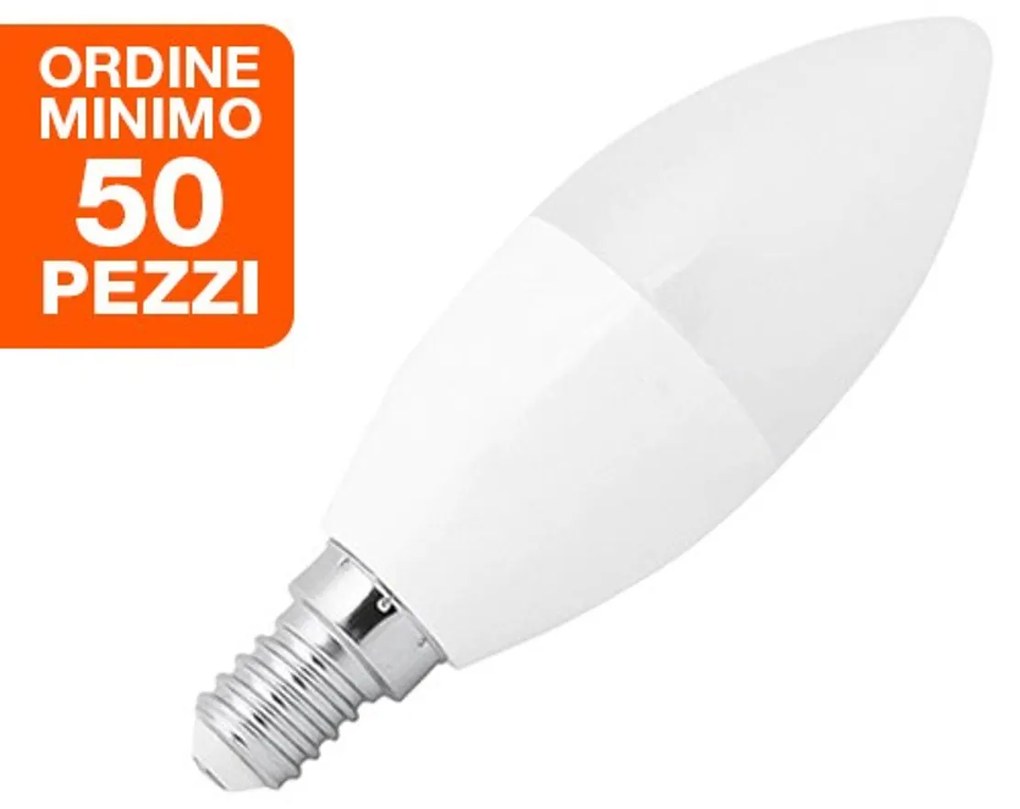 Lampada LED E14 85W a Candela 100lm/W - 50pz Colore Bianco Freddo 6.000K