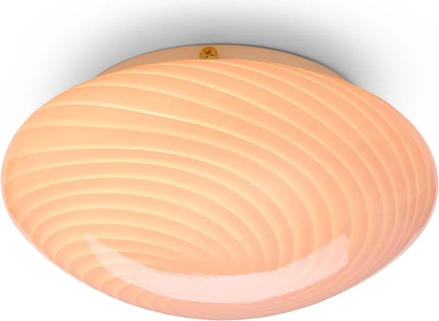 Halo Design 748709 - Plafoniera CANDY 1xE27/40W/230V Ø 30 cm rosa/ottone