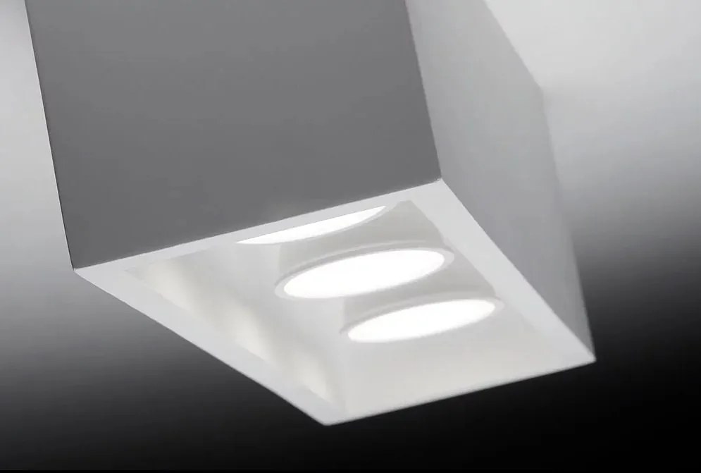 Sforzin illuminazione lampada a soffitto in gesso a tre luci heraea T271 (ULTIMI DISPONIBILI - N°3)