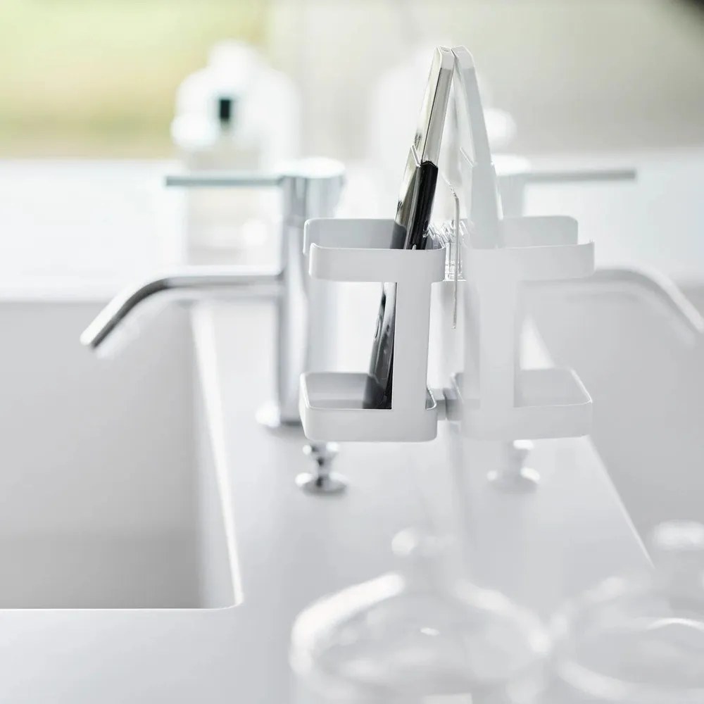 Supporto per apparecchiature per la cura della pelle in metallo bianco Film Hook - YAMAZAKI