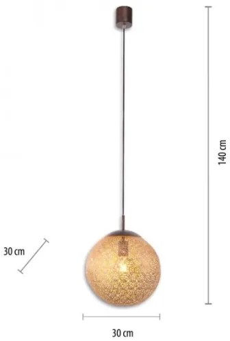 Paul Neuhaus 2420-48 - Lampadario a sospensione con filo GRETA 1xE27/60W/230V