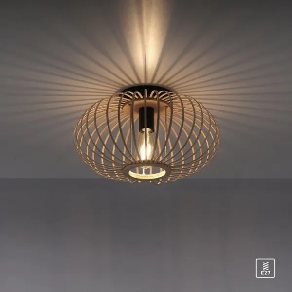 Leuchten Direkt 11410-79 - Lampadario a plafone RACOON 1xE27/40W/230V diametro 40 cm