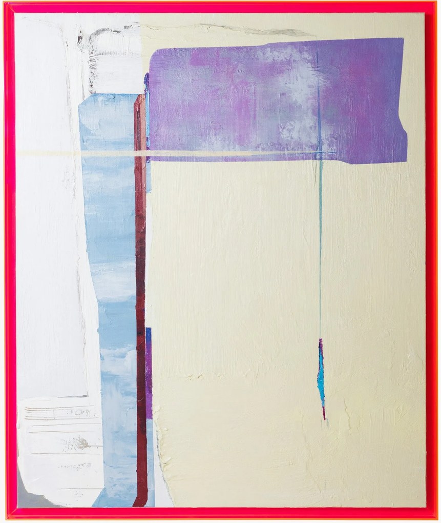 Quadro dipinto a mano con cornice Days In The City