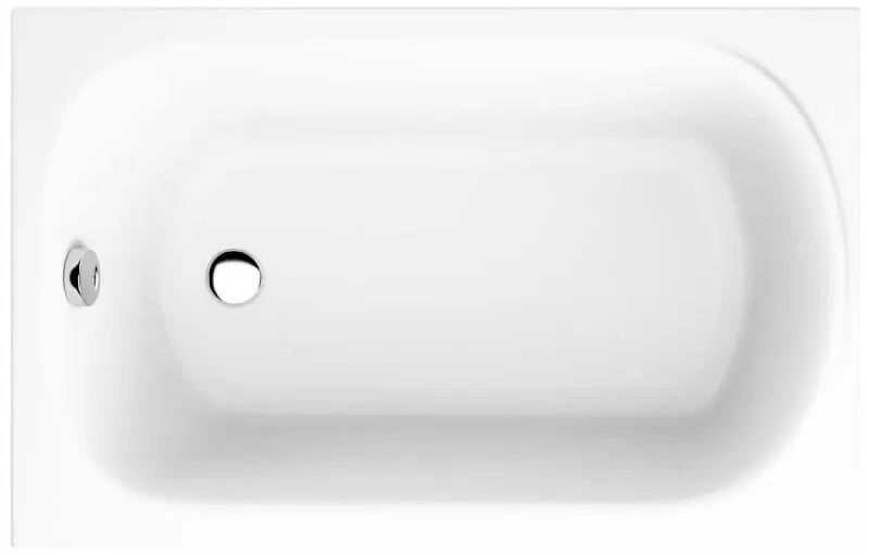 Polimat Mini vasca da bagno rettangolare 100x65 cm bianco 00059