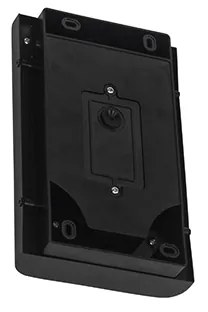 Applique da parete nera con LED IP44 con sensore di movimento - Khuvan