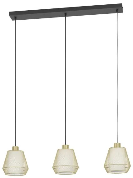 Eglo 900897 - Lampadario a sospensione con filo CIUDADELA 3xE27/40W/230V