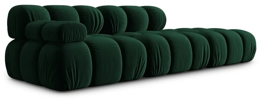 Divano in velluto verde 282 cm Bellis - Micadoni Home