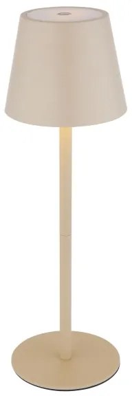 Globo 58488S - Lampada da esterno ricaricabile a LED dimmerabile con comando a sfioramento VANNIE 3W/5V IP54 1800 mAh