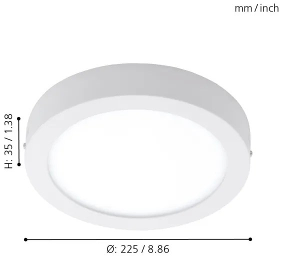 Eglo 96491 - Plafoniera LED da esterno ARGOLIS LED/16,5W/230V