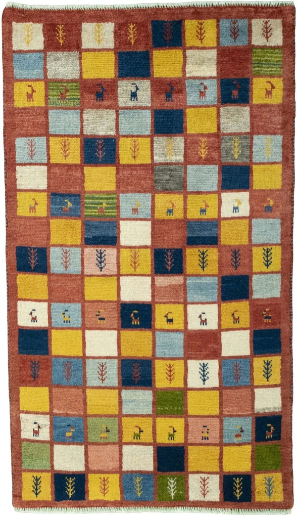 Gabbeh Tappeto persiano 140x80 (Iran) Annodato A Mano