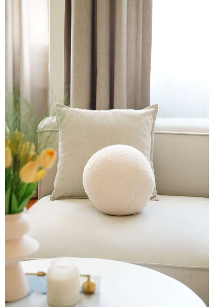 Cuscino decorativo in bouclé ø 20 cm Top – Mioli Decor