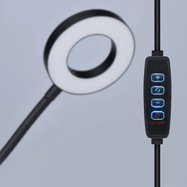 Brilagi -LED Lampada dimmerabile con clip ORBELA LED/8W/5V 3000/4000/5000K nera