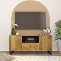 Mobile TV 105x33,5x46cm Legno Massello Mango Legno Multistratocod mxl 104540