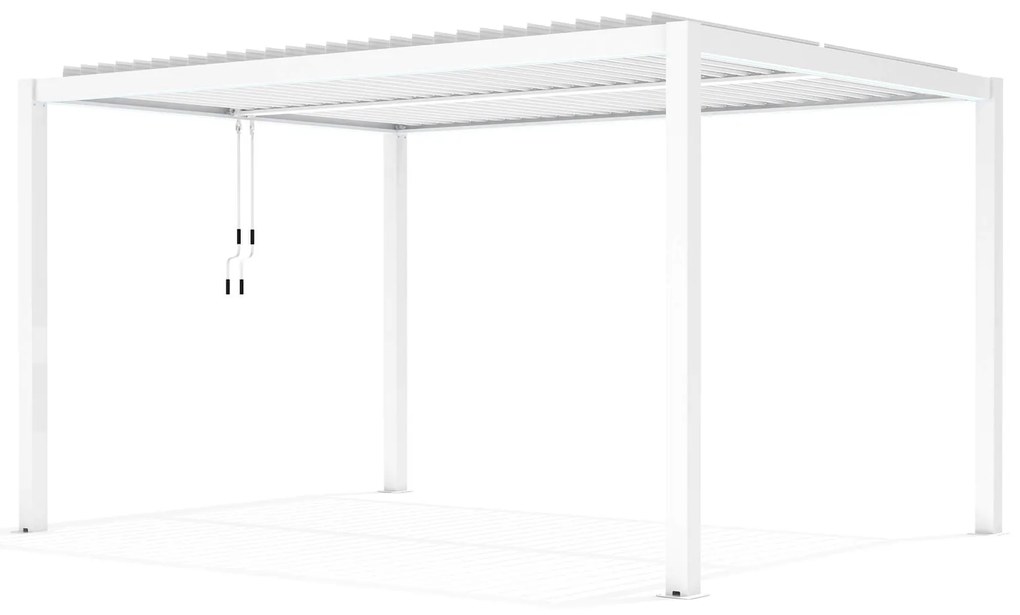 NIMBUS - pergola bioclimatica in alluminio 3x4