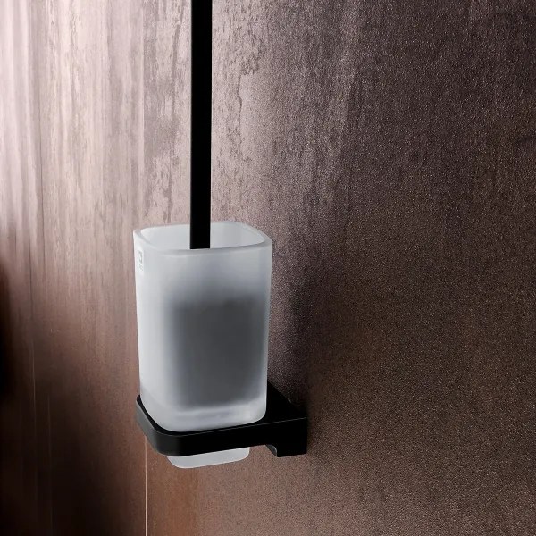 NIMCO MAC 29094CN-90 - Scopino a parete MAYA opaco vetro/opaco nero