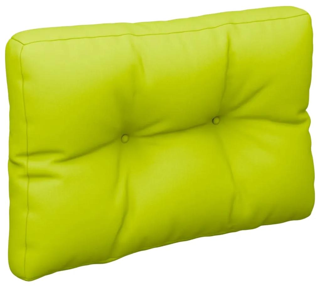 Cuscino per Pallet Verde Brillante 50x40x12 cm in Tessuto