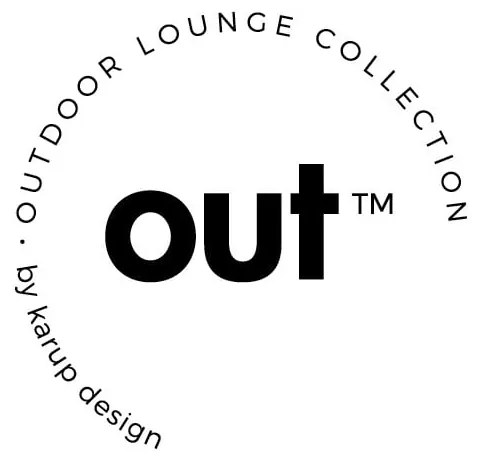 Design OUT™ Buckle Up, poltrona per esterni grigio scuro Out Buckle Up - Karup Design