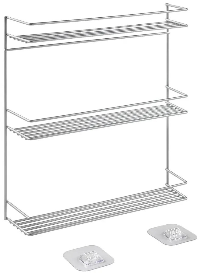 Scaffale per spezie a tre livelli montato a parete - Metaltex