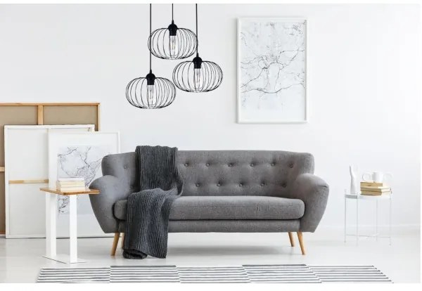 Lampadario a plafone BOCCA 3xE27/60W/230V