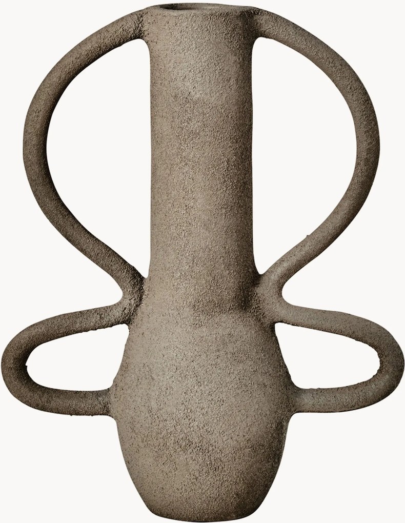 Vaso in alluminio Deriva, alt. 28 cm