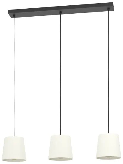 Eglo 901263 - Lampadario a sospensione con filo FEBRES 3xE27/60W/230V