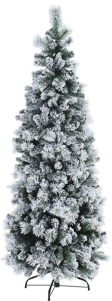 Albero di Natale innevato slim PRAGA 180 cm