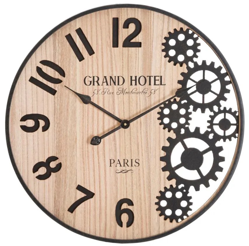 Orologio da muro design industriale ø 60 cm