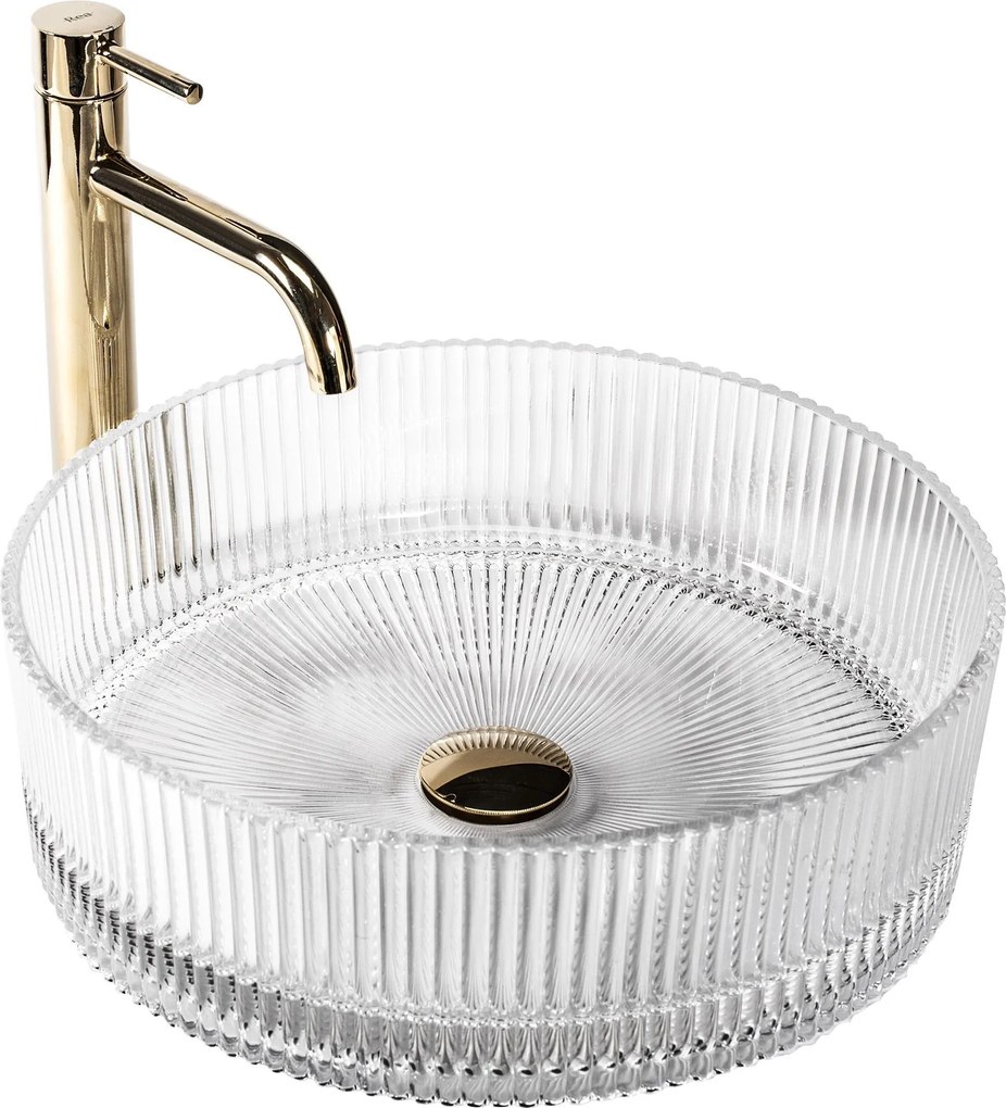 Lavabo da appoggio Rea Ingrid Transparent