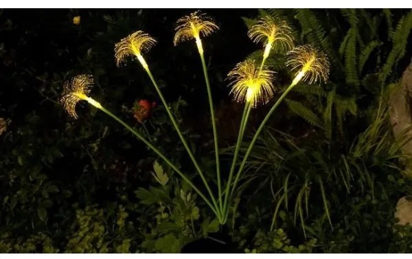 Lampada solare decorativa LED con sensore 6xLED/1,2V 3000K 77 cm 600 mAh IP44